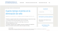 Desktop Screenshot of infodepilacionlaser.es