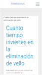 Mobile Screenshot of infodepilacionlaser.es