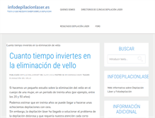 Tablet Screenshot of infodepilacionlaser.es